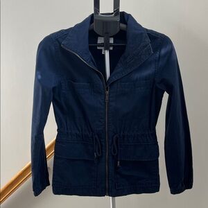 Old Navy Navy Blue Utility Jacket - Size XSmall